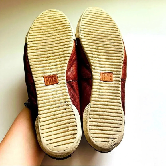 Frye Melanie Leather Slip Ons Flats - Picture 9 of 9